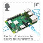 Raspberry Pi On UK Stamp